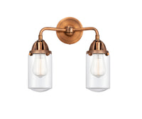 Nouveau 2 Bath Vanity Light Cast Brass