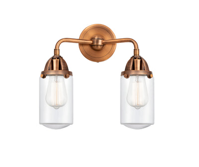 Nouveau 2 Bath Vanity Light Cast Brass