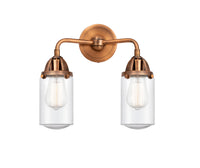Nouveau 2 Bath Vanity Light Cast Brass