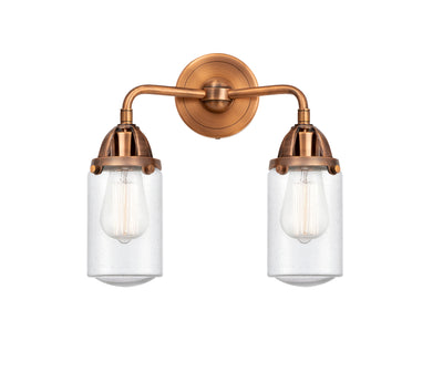 Nouveau 2 Bath Vanity Light Cast Brass