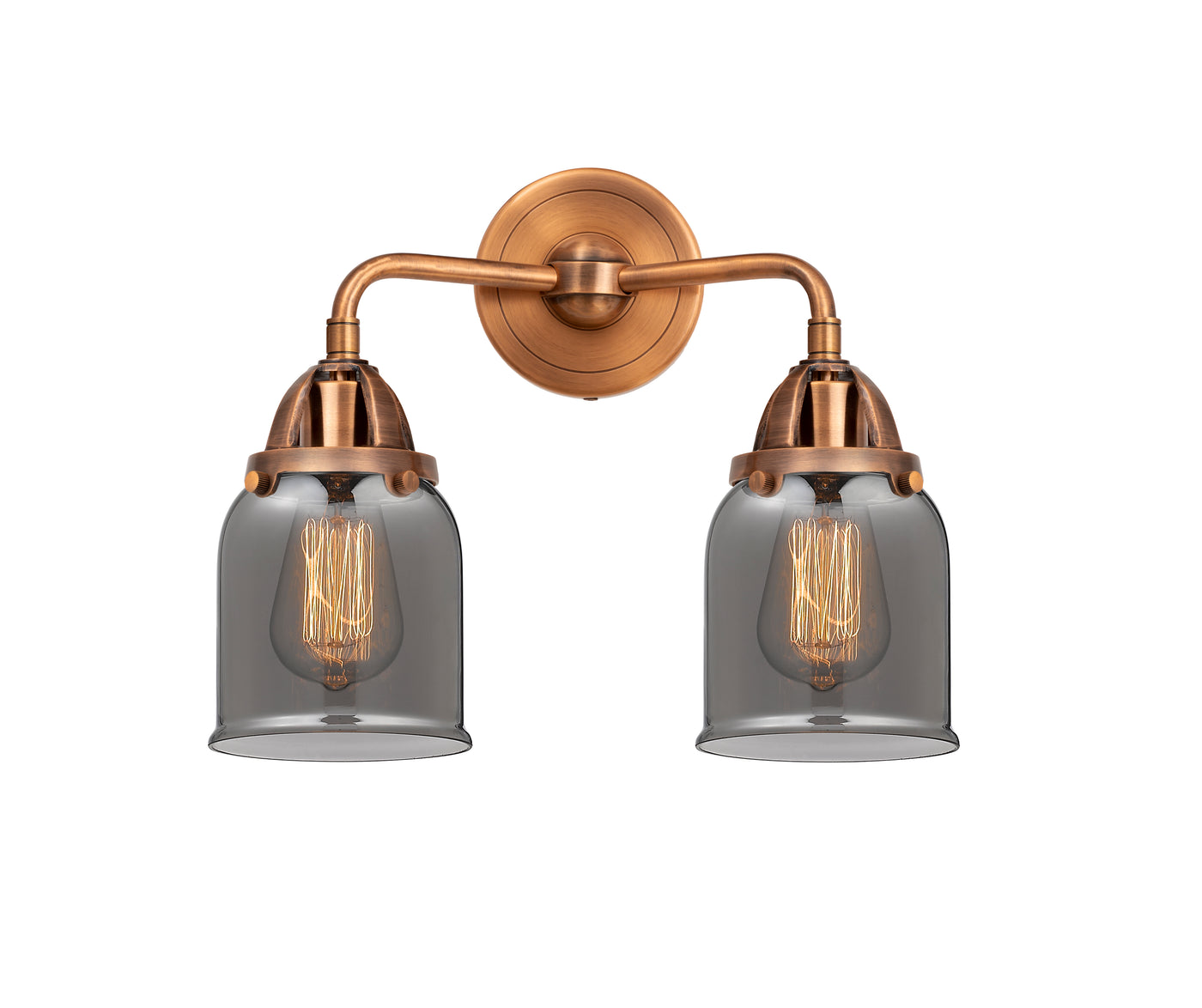 Nouveau 2 Bath Vanity Light Cast Brass
