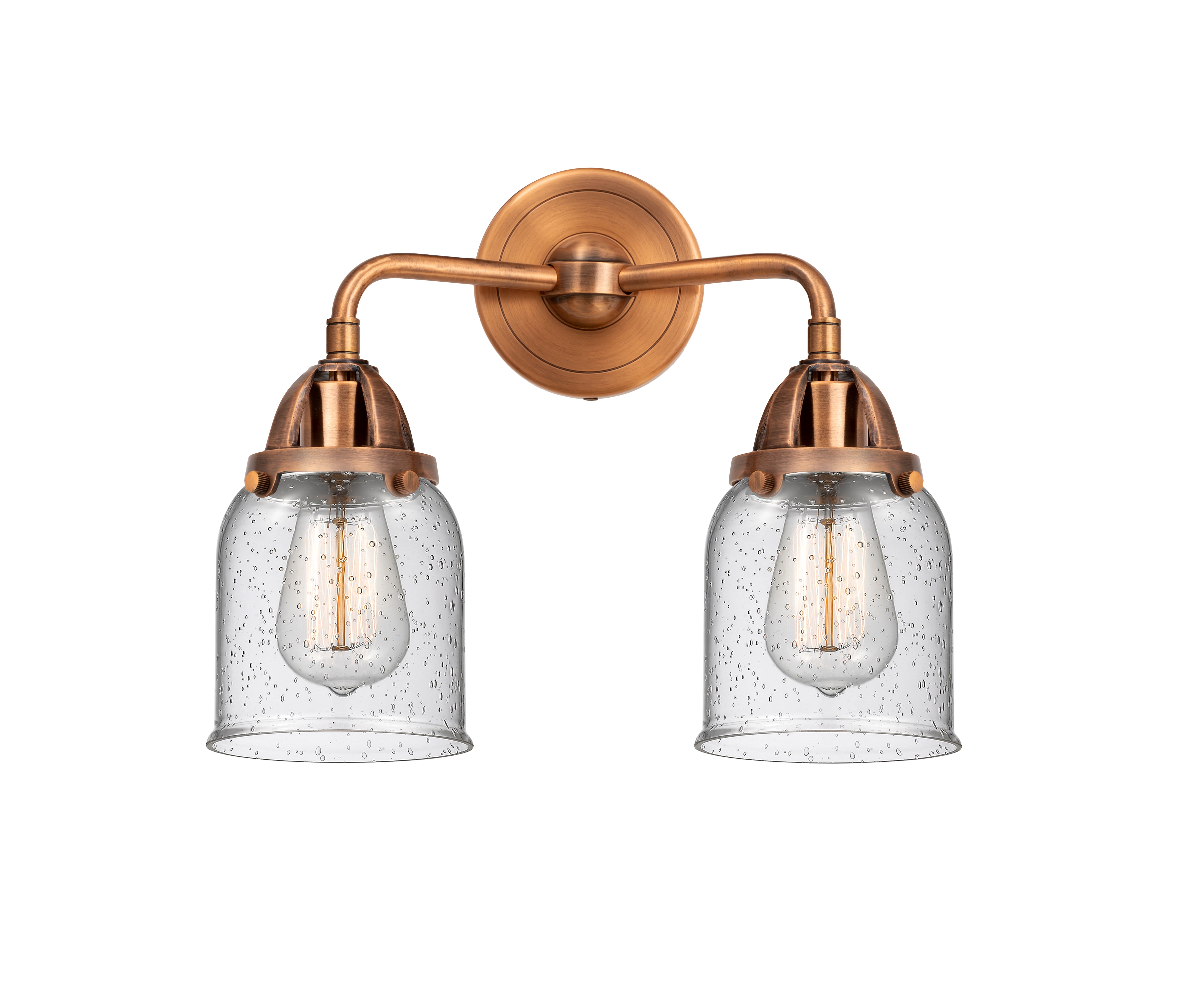 Nouveau 2 Bath Vanity Light Cast Brass