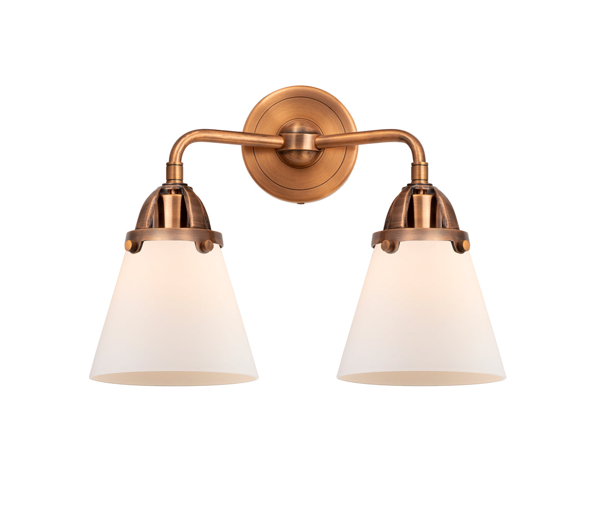 Cone 14-Inch 2-Light Bath Vanity Light 12.125-Inch High