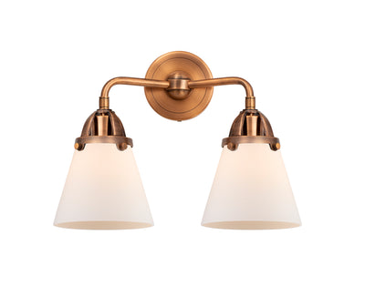 Nouveau 2 Bath Vanity Light Cast Brass