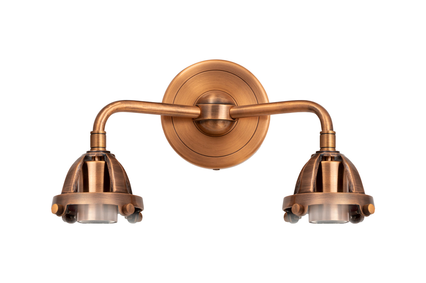 Nouveau 2 Sconce Cast Brass Dimmable
