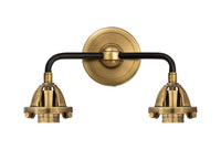 Nouveau 2 Sconce Cast Brass Dimmable