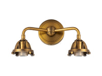 Nouveau 2 Sconce Cast Brass Dimmable
