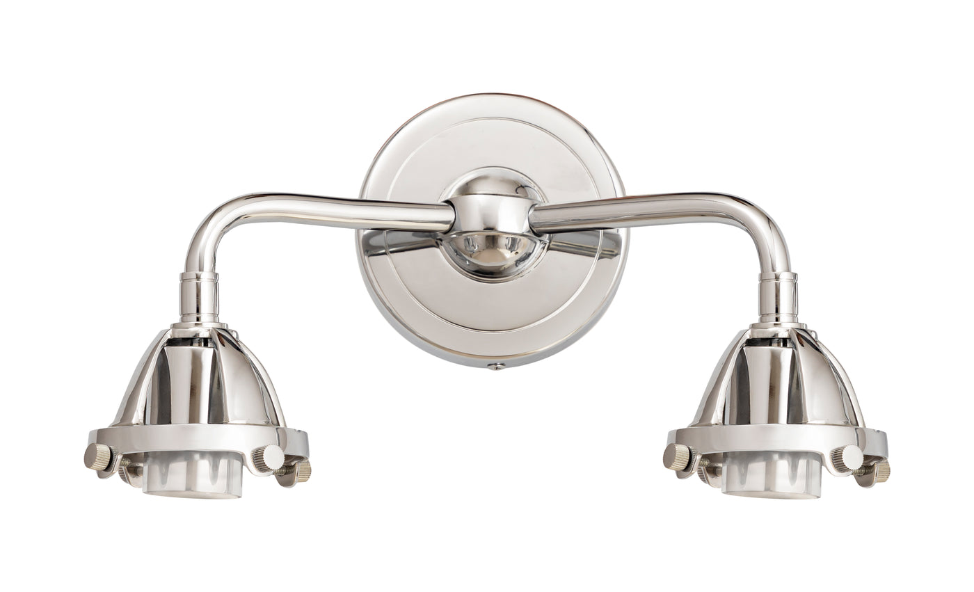 Nouveau 2 Sconce Cast Brass Dimmable
