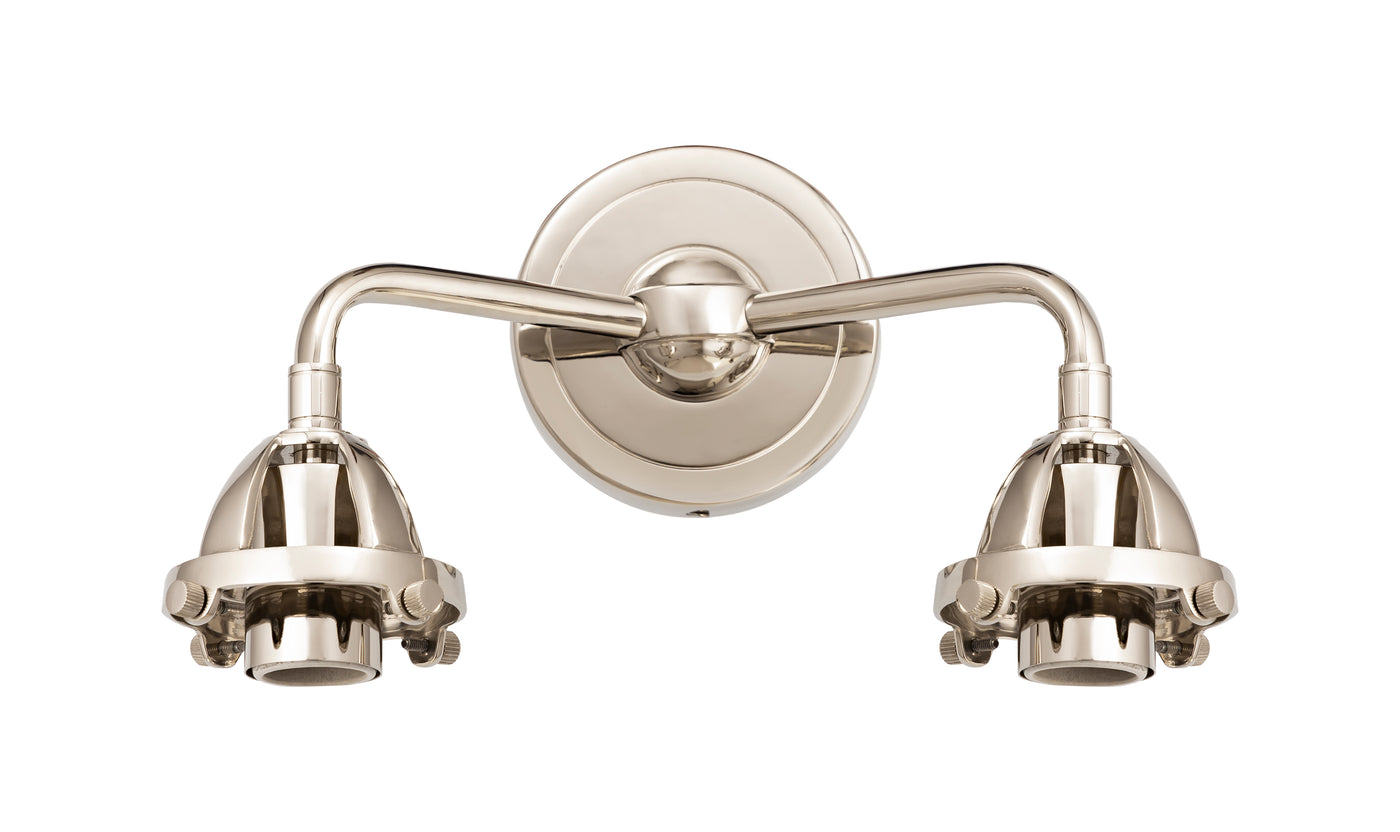 Nouveau 2 Sconce Cast Brass Dimmable