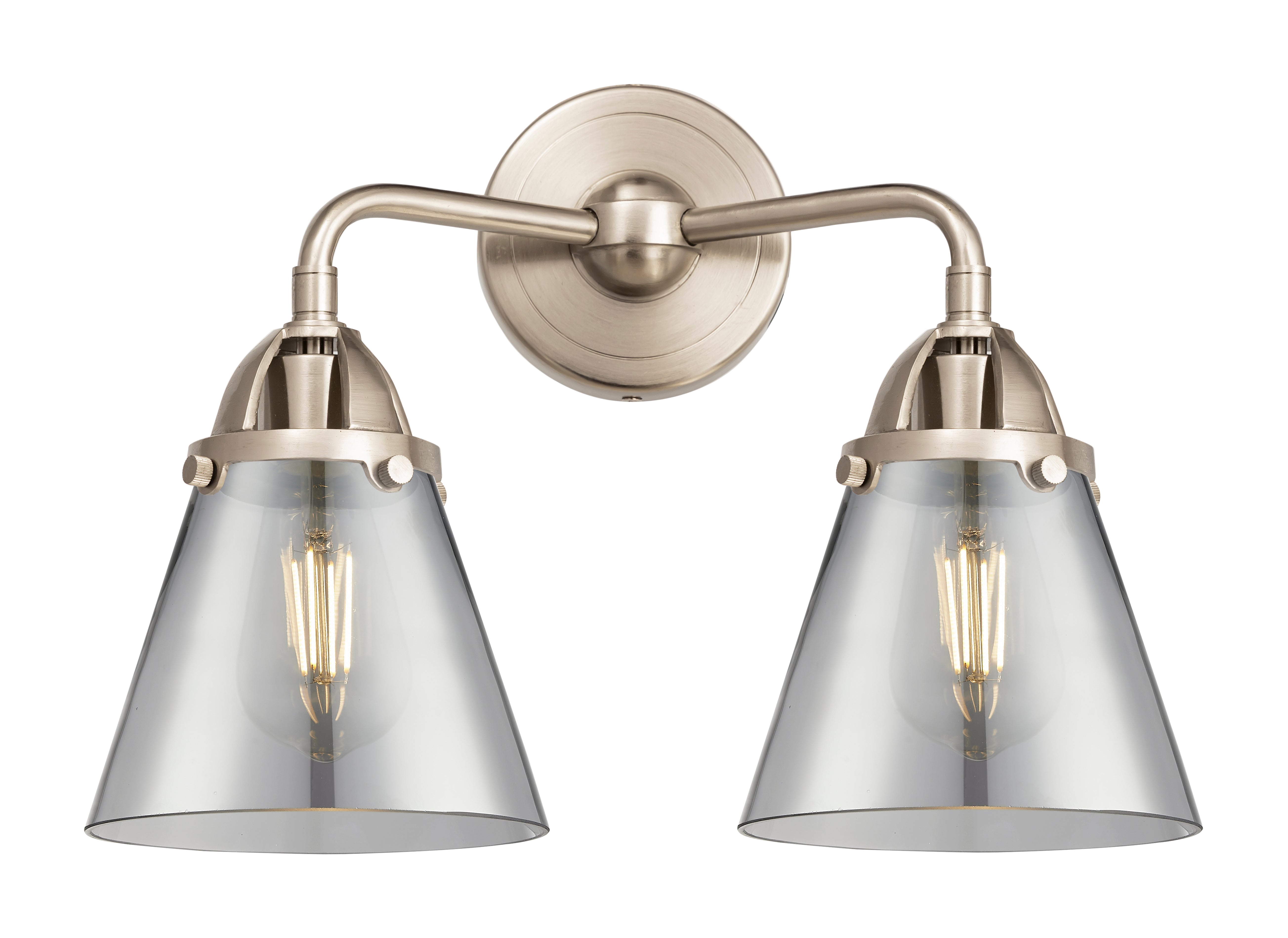 Nouveau 2 Bath Vanity Light Cast Brass