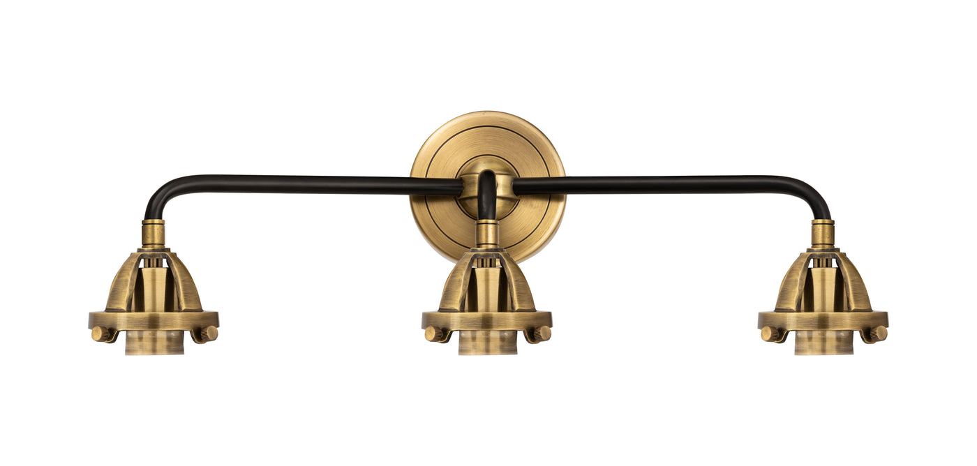 Nouveau 2 Bath Vanity Light Cast Brass