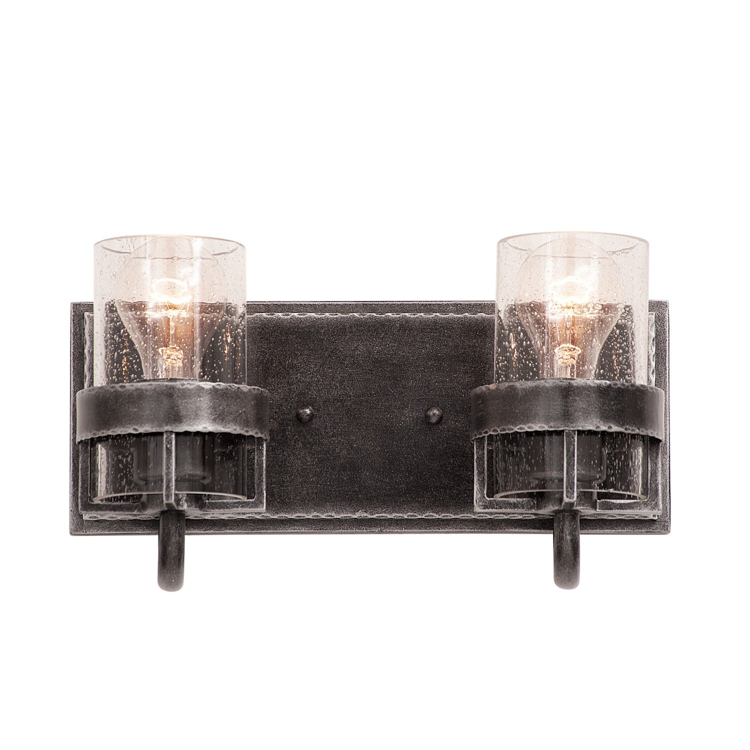 12'' Bexley 2 Light Vintage Iron Vanity Light