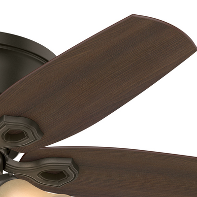 42 inch Builder New Bronze Low Profile Ceiling Fan with LED Light Kit and Pull Chain