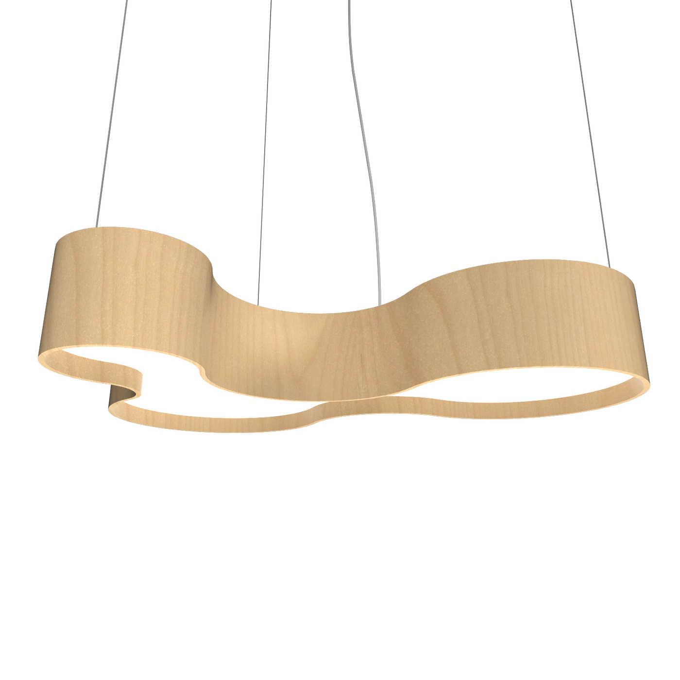 7.87'' Minimalist Organic LED Accord Pendant Light