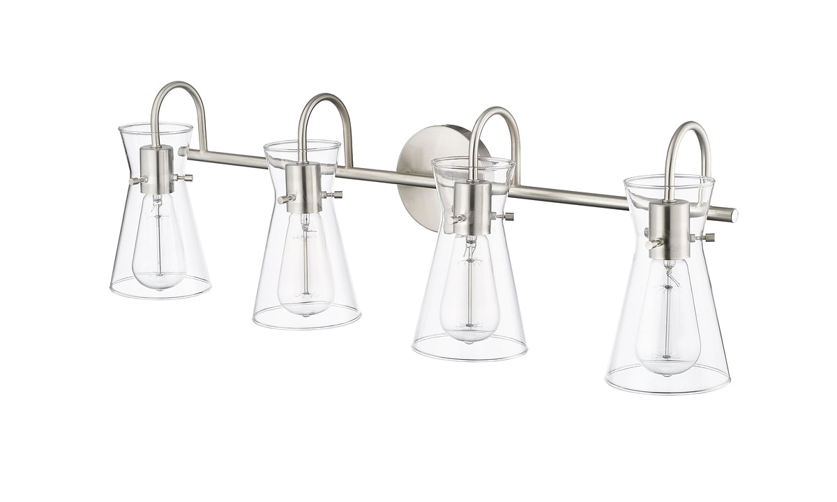 30.7'' Camellia Brushed Nickel 4 Light Bath Vanity