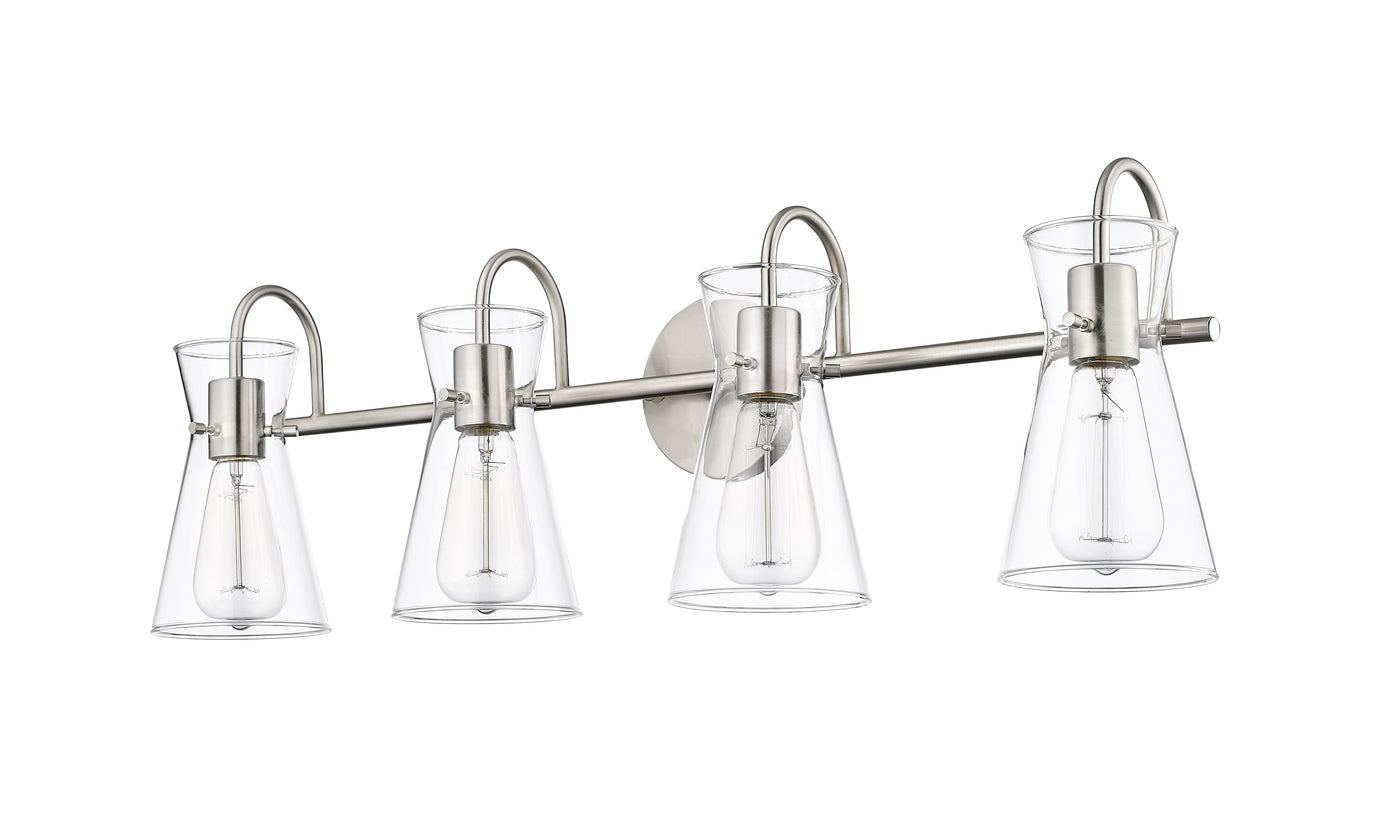 30.7'' Camellia Brushed Nickel 4 Light Bath Vanity