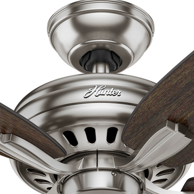 52 inch Newsome Brushed Nickel Ceiling Fan and Pull Chain