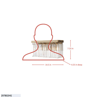 Social Club 2 Light Bath Wall sconce