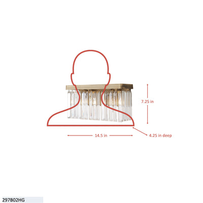 Social Club 2 Light Bath Wall sconce