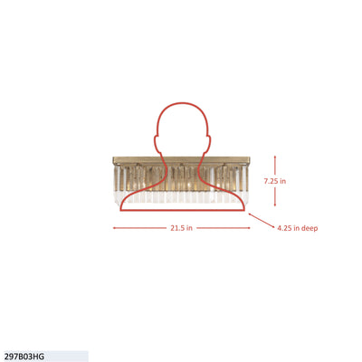Social Club 3 Light Bath Wall sconce