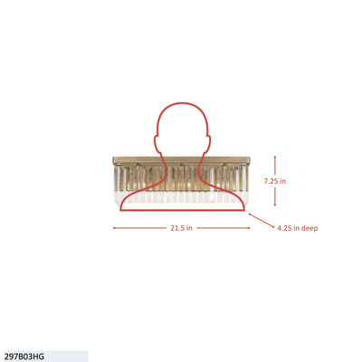 Social Club 3 Light Bath Wall sconce