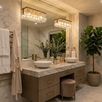 Social Club 3 Light Bath Wall sconce