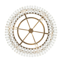 Social Club 9 Light 2-Tier Crystal Pendant