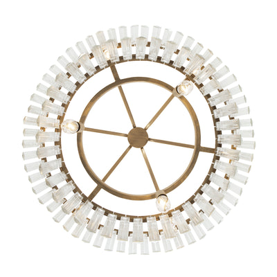Social Club 9 Light 2-Tier Crystal Pendant