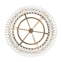 Social Club 9 Light 2-Tier Crystal Pendant