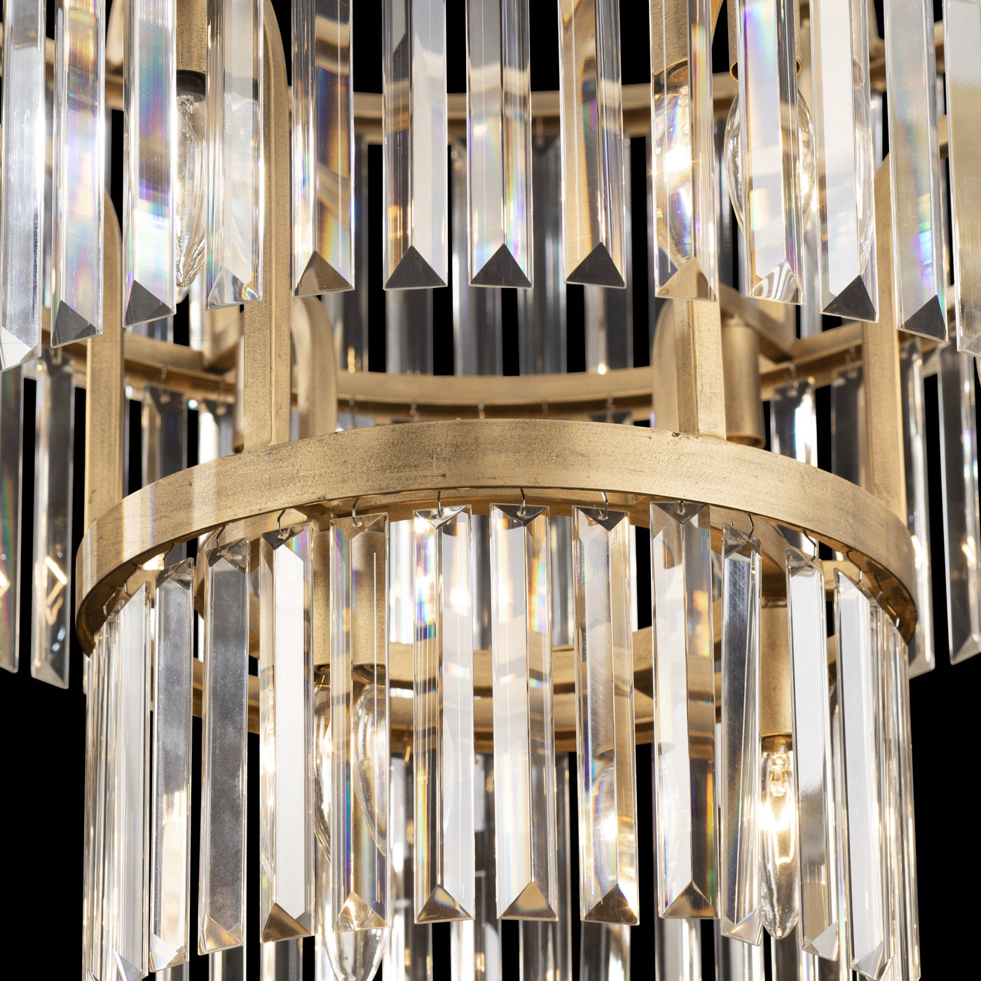 Social Club 15 Light 3-Tier Crystal Pendant