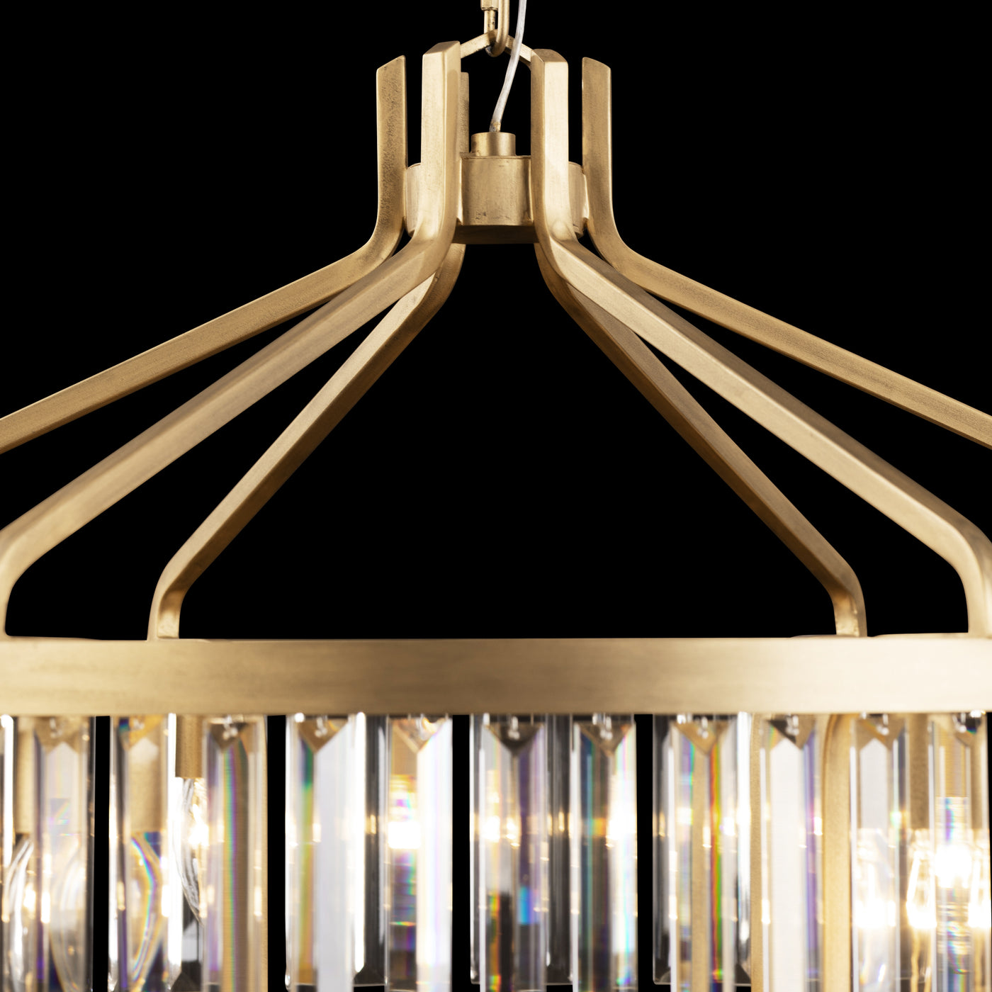Social Club 15 Light 3-Tier Crystal Pendant