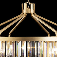 Social Club 15 Light 3-Tier Crystal Pendant
