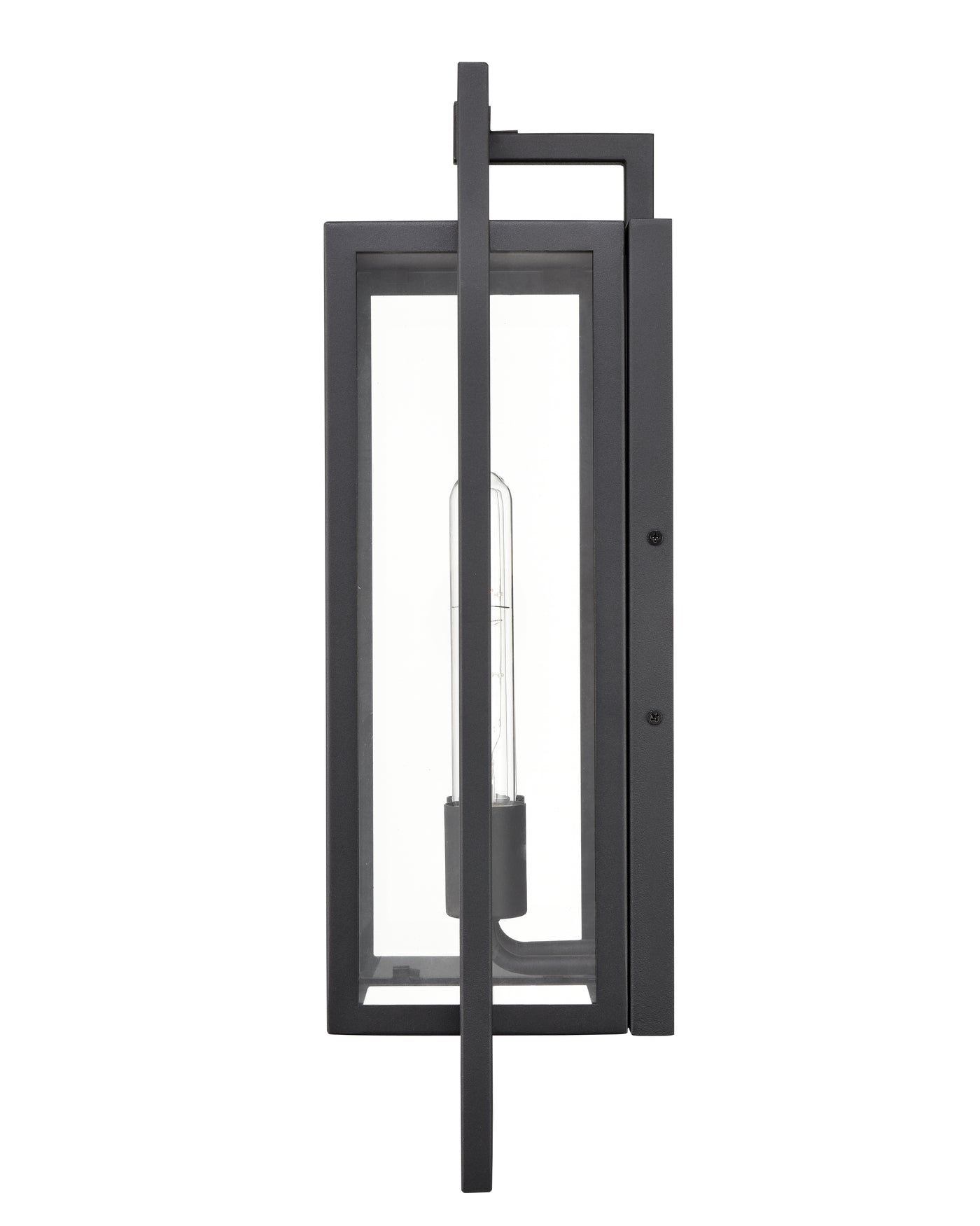 8.4'' Agatha Textured Black 2 Light Wall Sconce