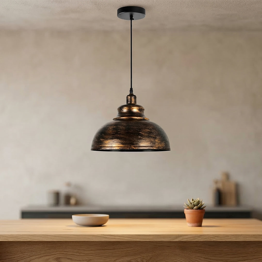 Vogel 1 Light Copper Pendant Light
