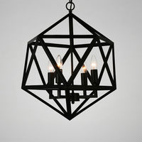 Amazon 4 Light Black Pendant Light