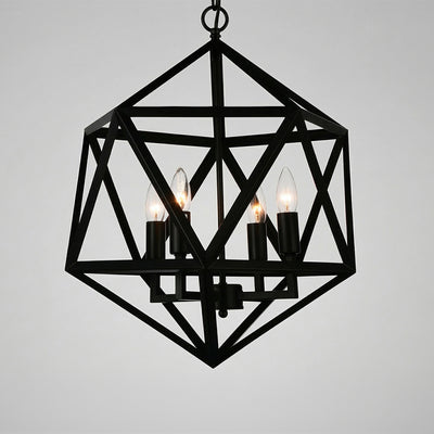 Amazon 4 Light Black Pendant Light