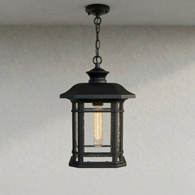 Blackburn 1 Light Black Outdoor Pendant