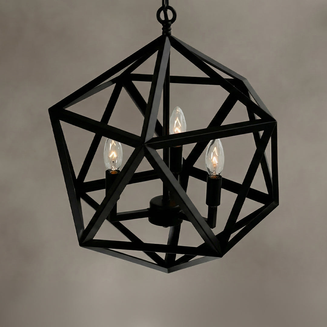Amazon 3 Light Black Pendant Light