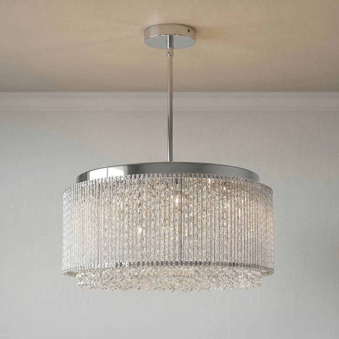 Claire 12 Light Chrome Chandelier