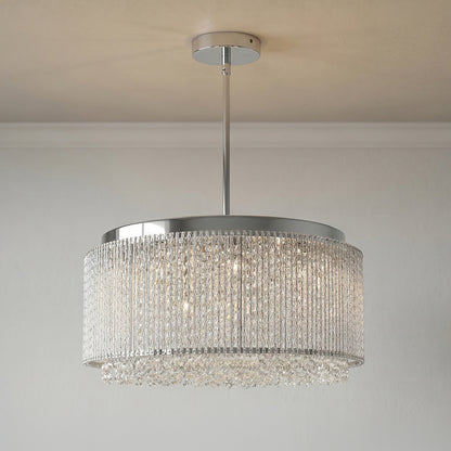 Claire 12 Light Chrome Chandelier