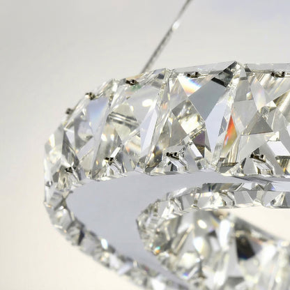 Ring Integrated LED 24in Chrome Chandelier