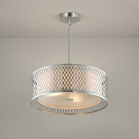 Mikayla 3 Light Nickel Chandelier