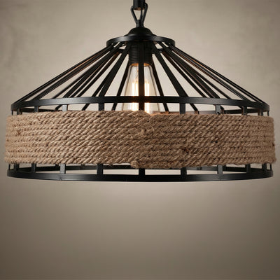 Padma 1 Light Down Black Pendant Light