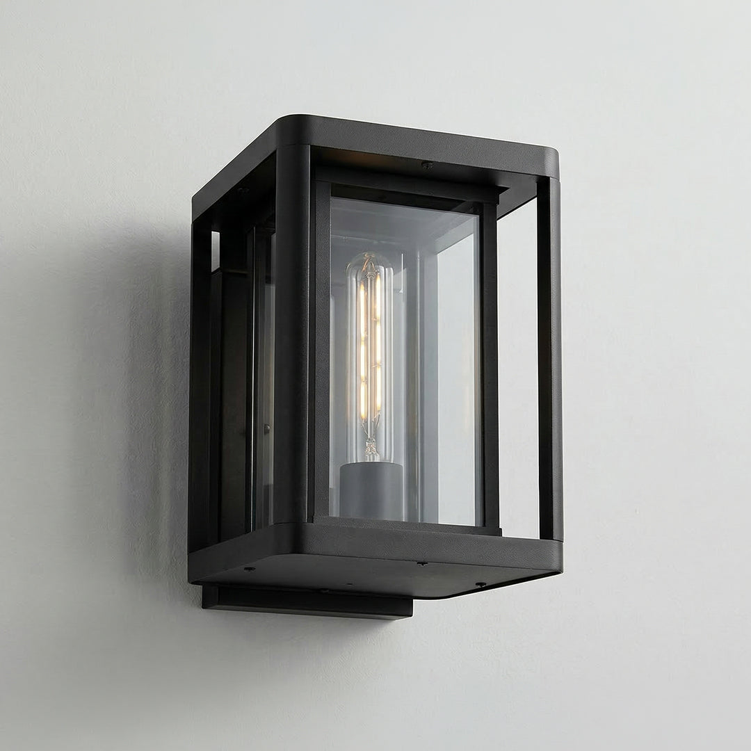 Mulvane 1 Light Black Outdoor Wall Light