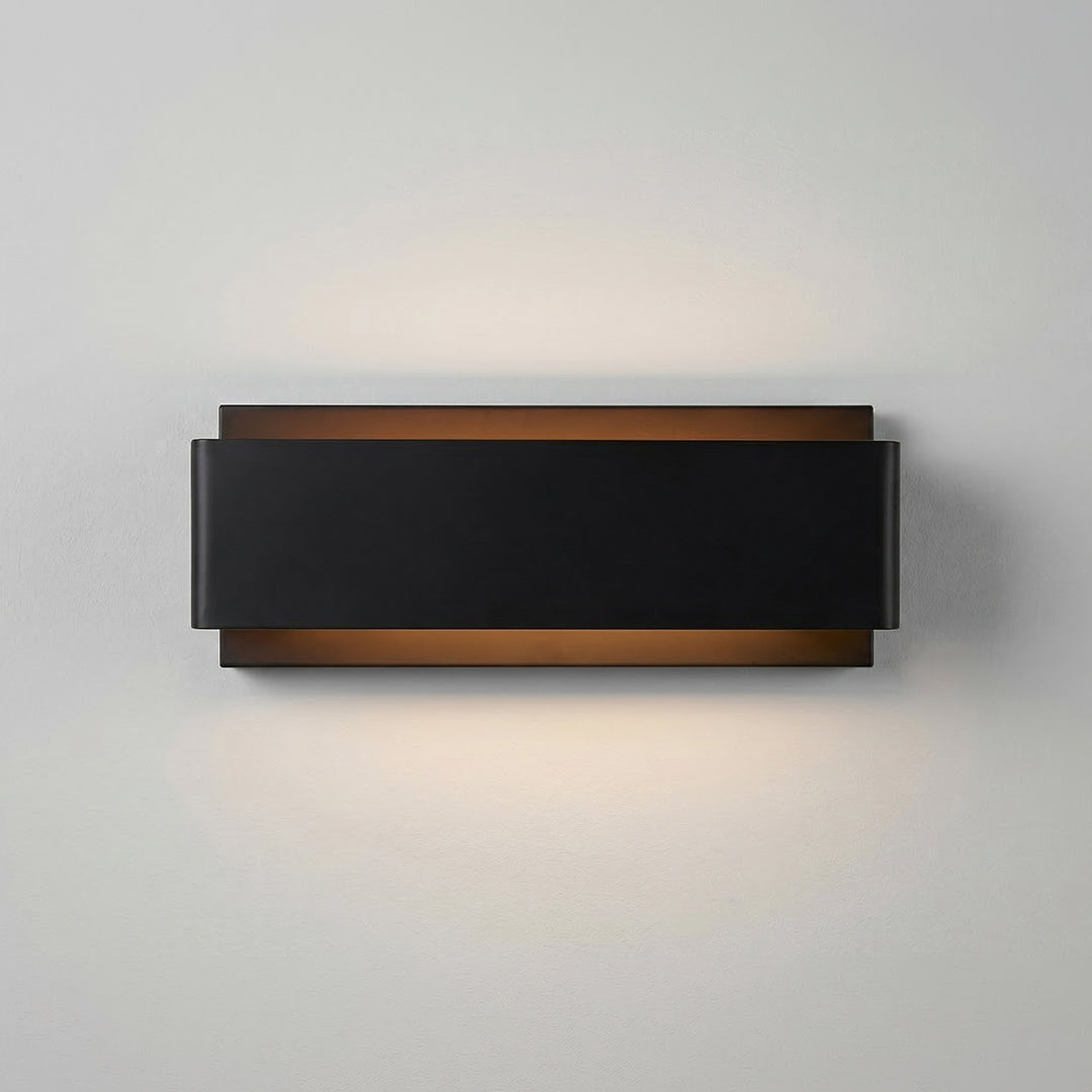 Lilliana 12in Black Vanity Light Integrated LED Fixture