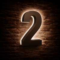 Illuminated Backlit House Numbers – Weather-Resistant LED Address Signs