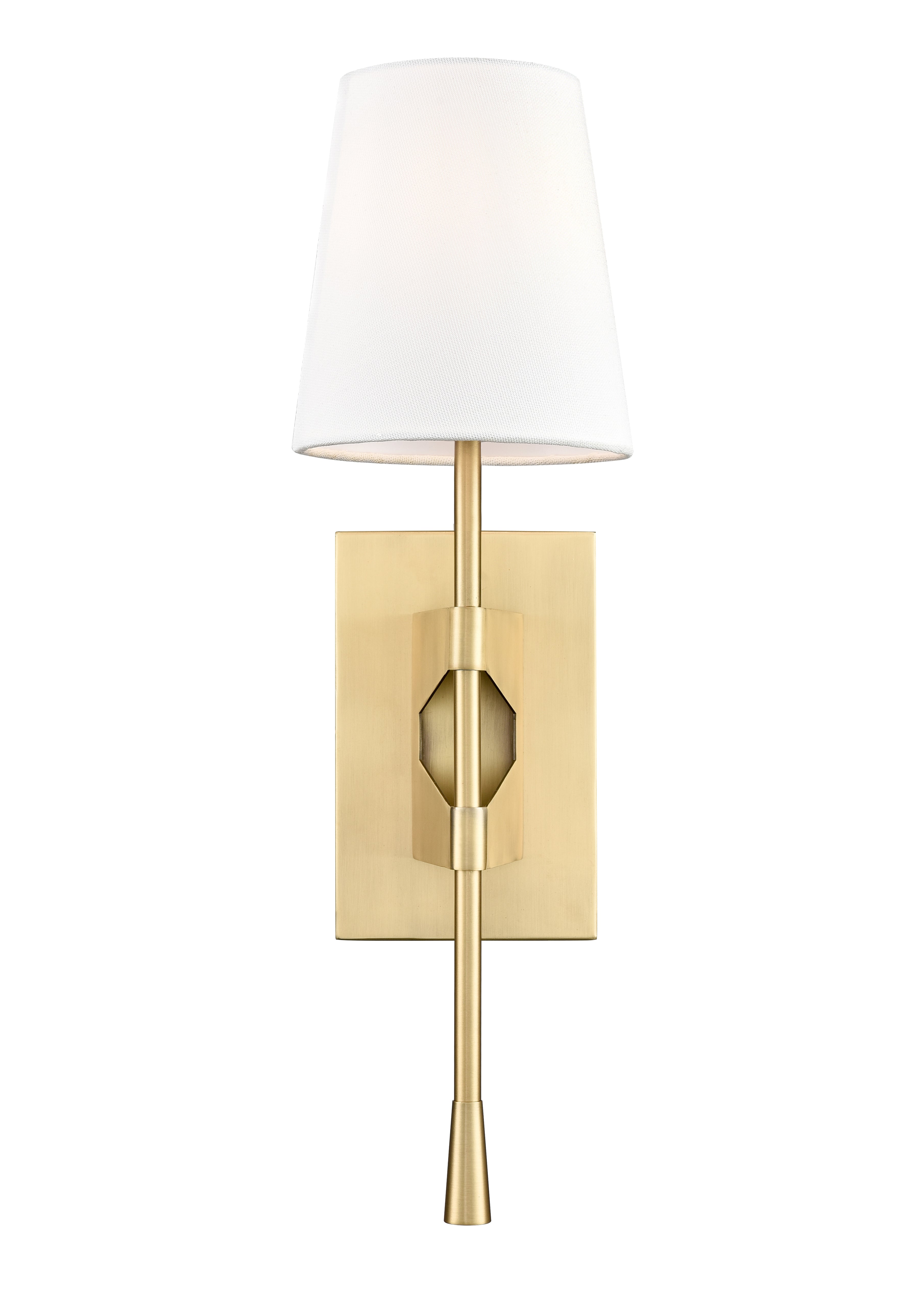 5.5''  Vintage Brass 1 Light Wall Sconce