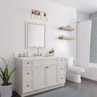 23'' Amberose Modern Gold 3 Light Bath Vanity
