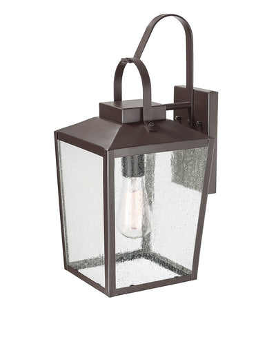 17.88-inch Devens Powder Coated Bronze 1-Light Outdoor Wall Sconce