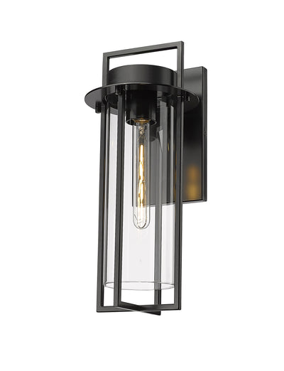8'' Russell Powder Coated Black 1 Light Wall Sconce
